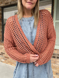 Amber Clay Knit Cardigan