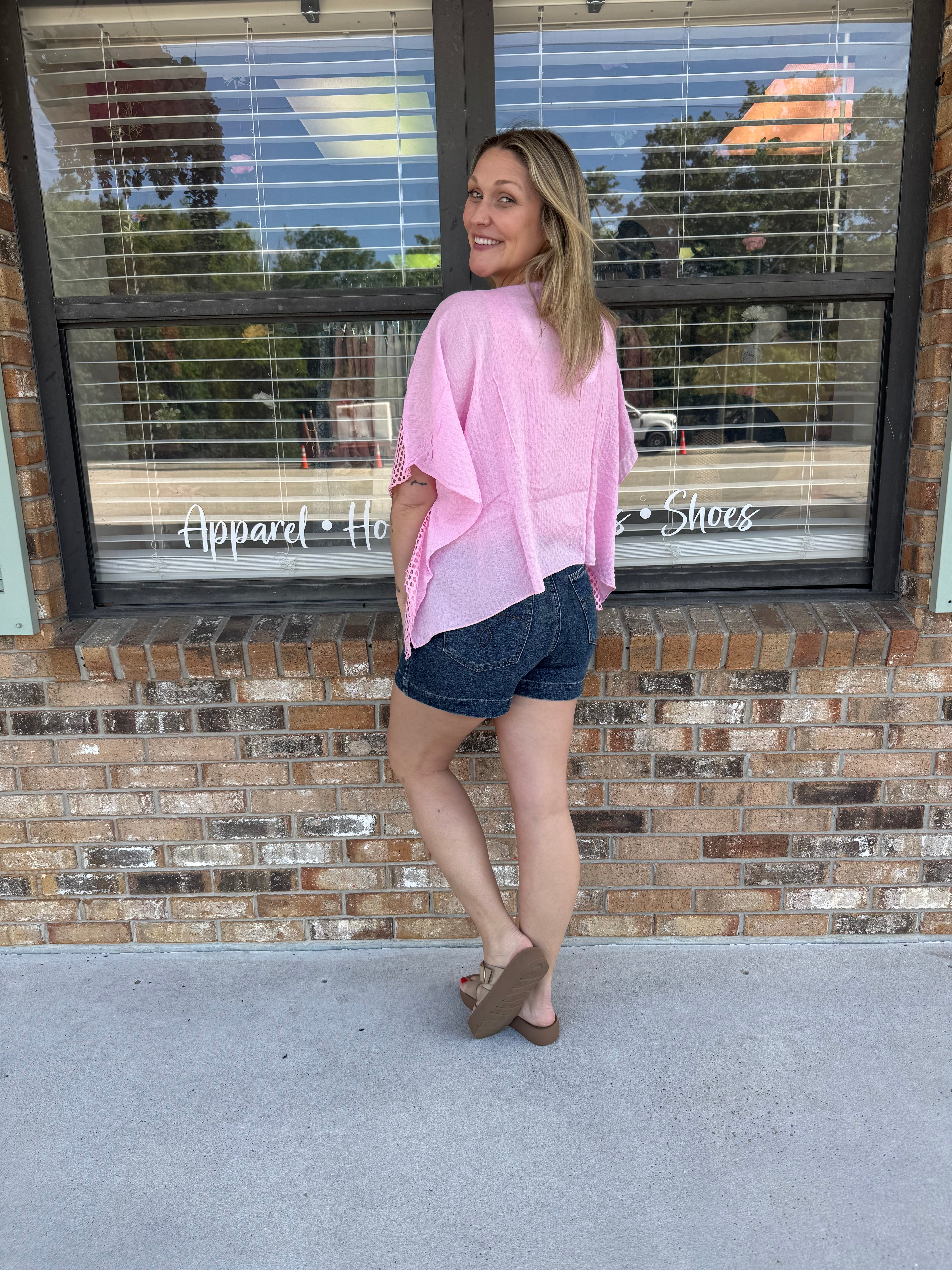 Flamingo Float Mesh Top