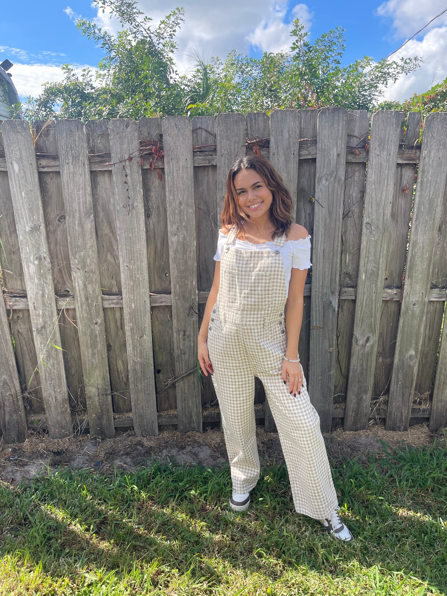 Gingham Girly Overalls