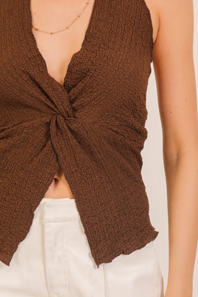 Dark Mocha Twist Halter