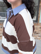 Blueberry Mocha Polo Top