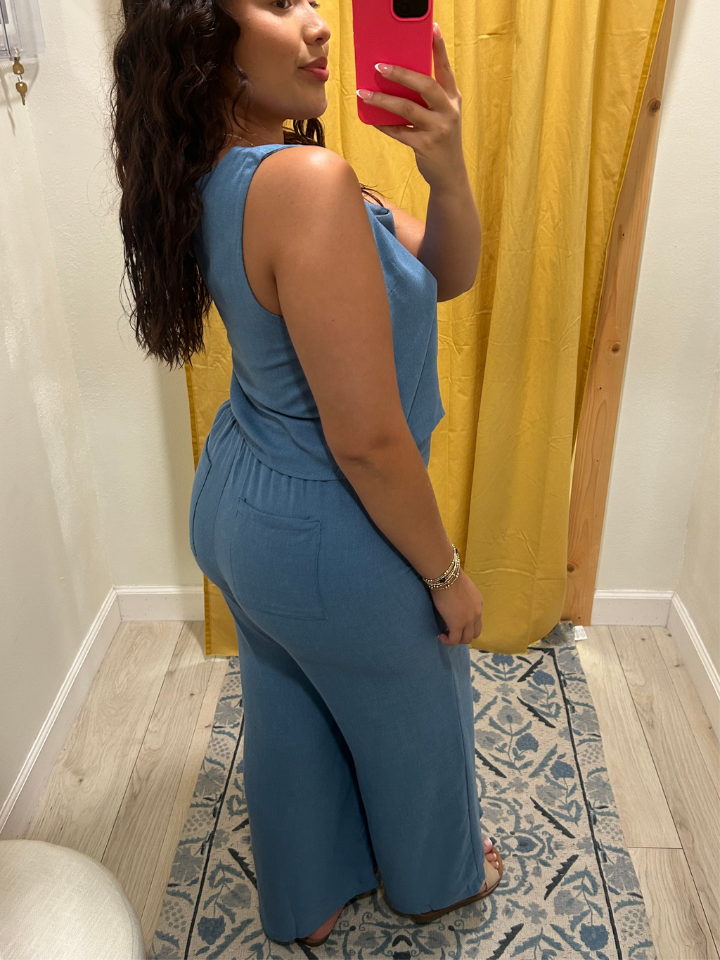 Denim Blue Top
