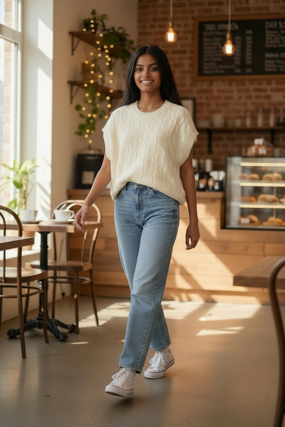 Cream Brûlée Knit Sweater