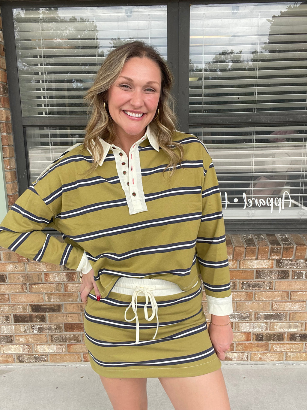 After Class Striped Top