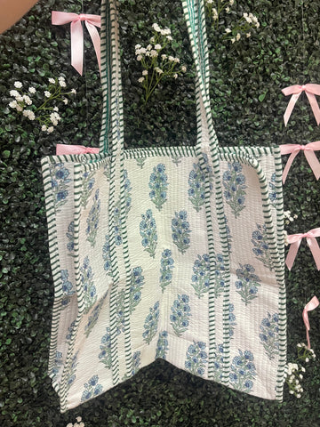 Blue Iris Tote