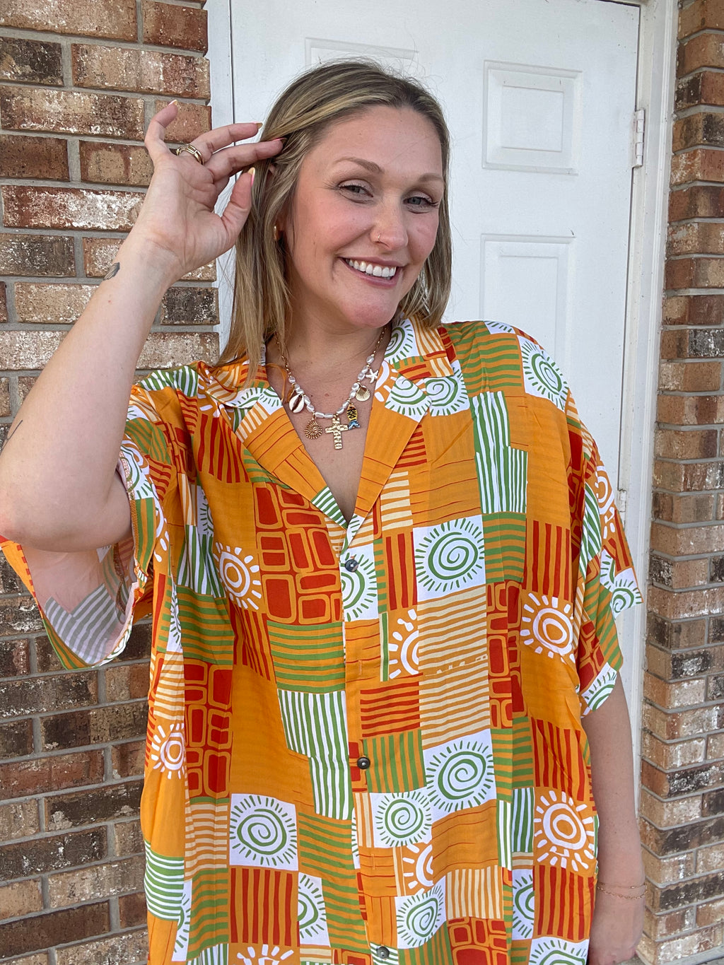 Tangerine Tides Dress