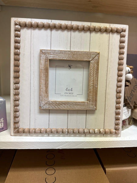 Beaded Wood Frame