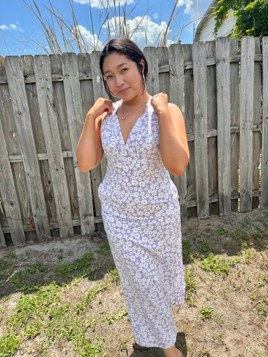 Ditsy Maxi Dress