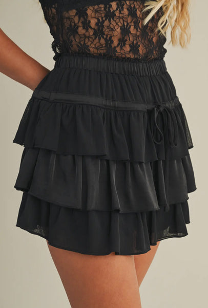 Midnight Magnolia Skort