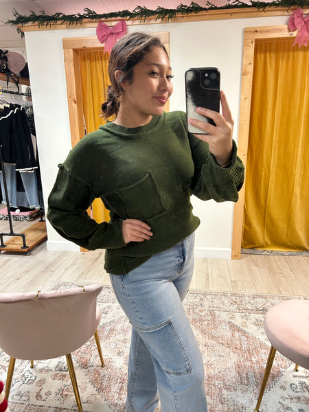 Evergreen Cozy Sweater