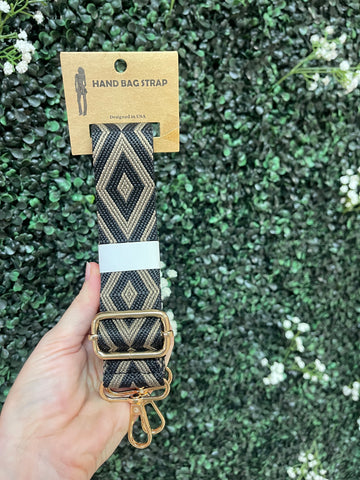 Hand Bag Strap Black