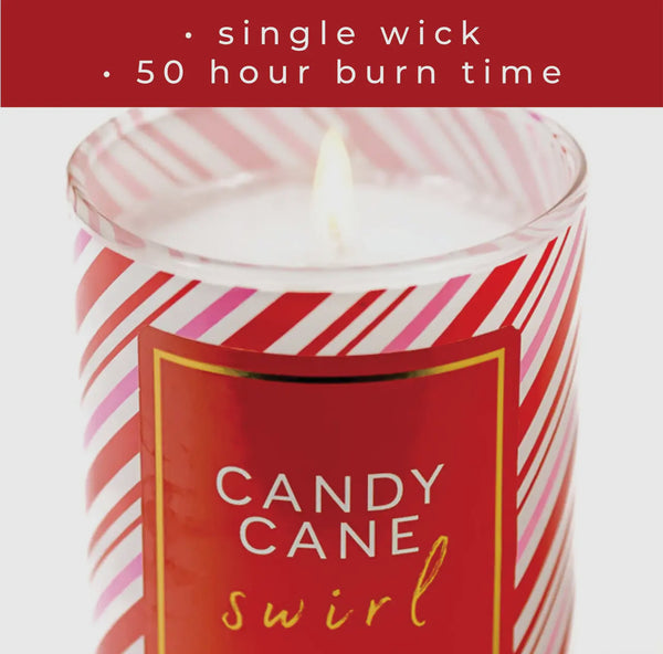 Candy Cane Candle