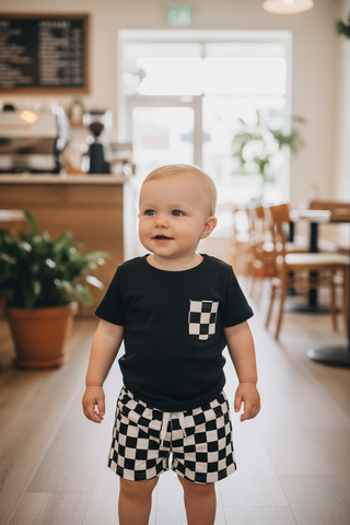 Checkered Boy Set
