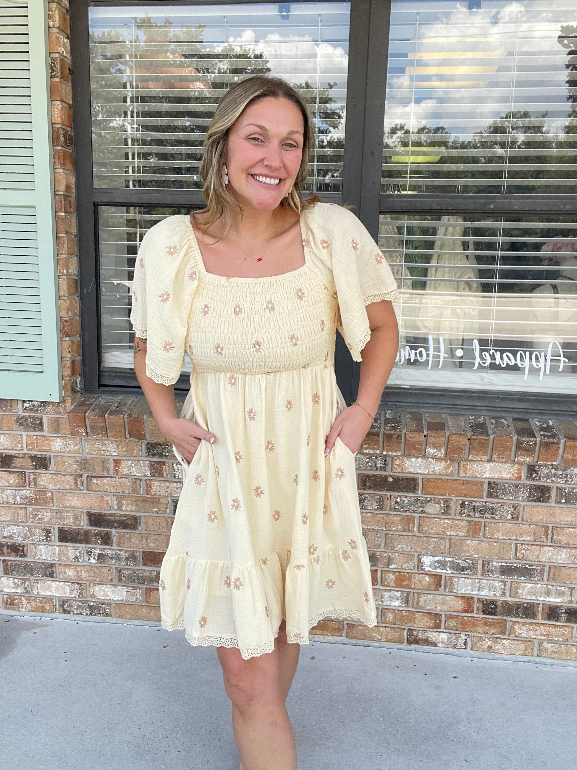Sunday Stroll Floral Dress