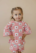 Strawberry Gingham Set