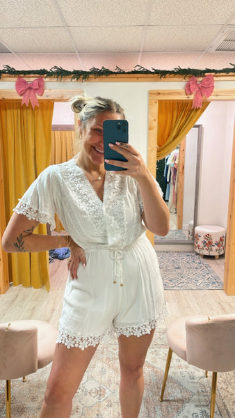 White Lotus Romper