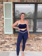 Navy Form Active Bra