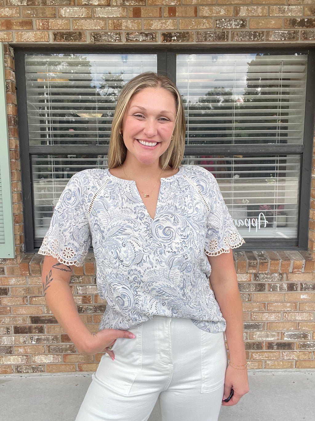 Garden Grace Lace Blouse