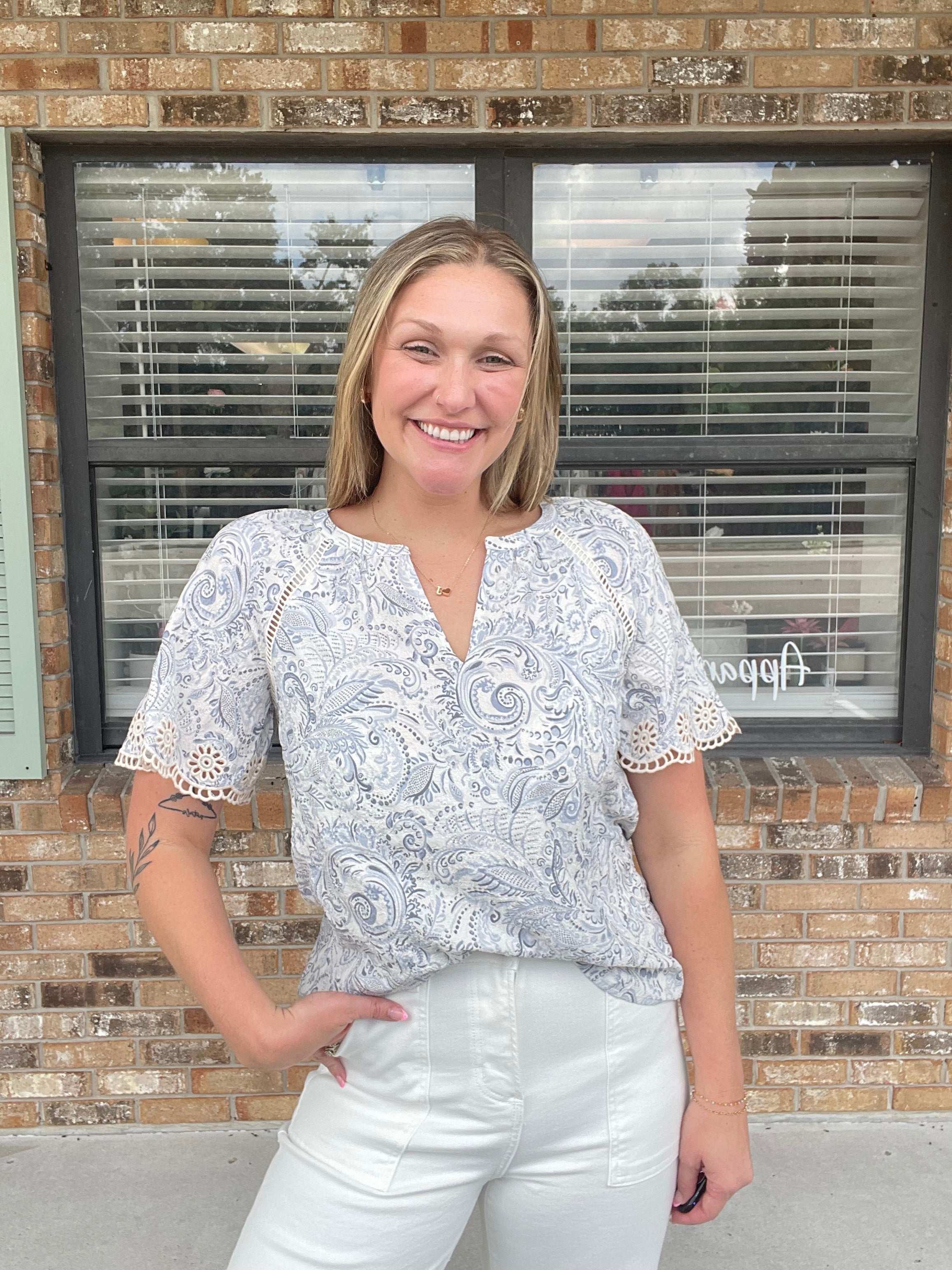 Garden Grace Lace Blouse