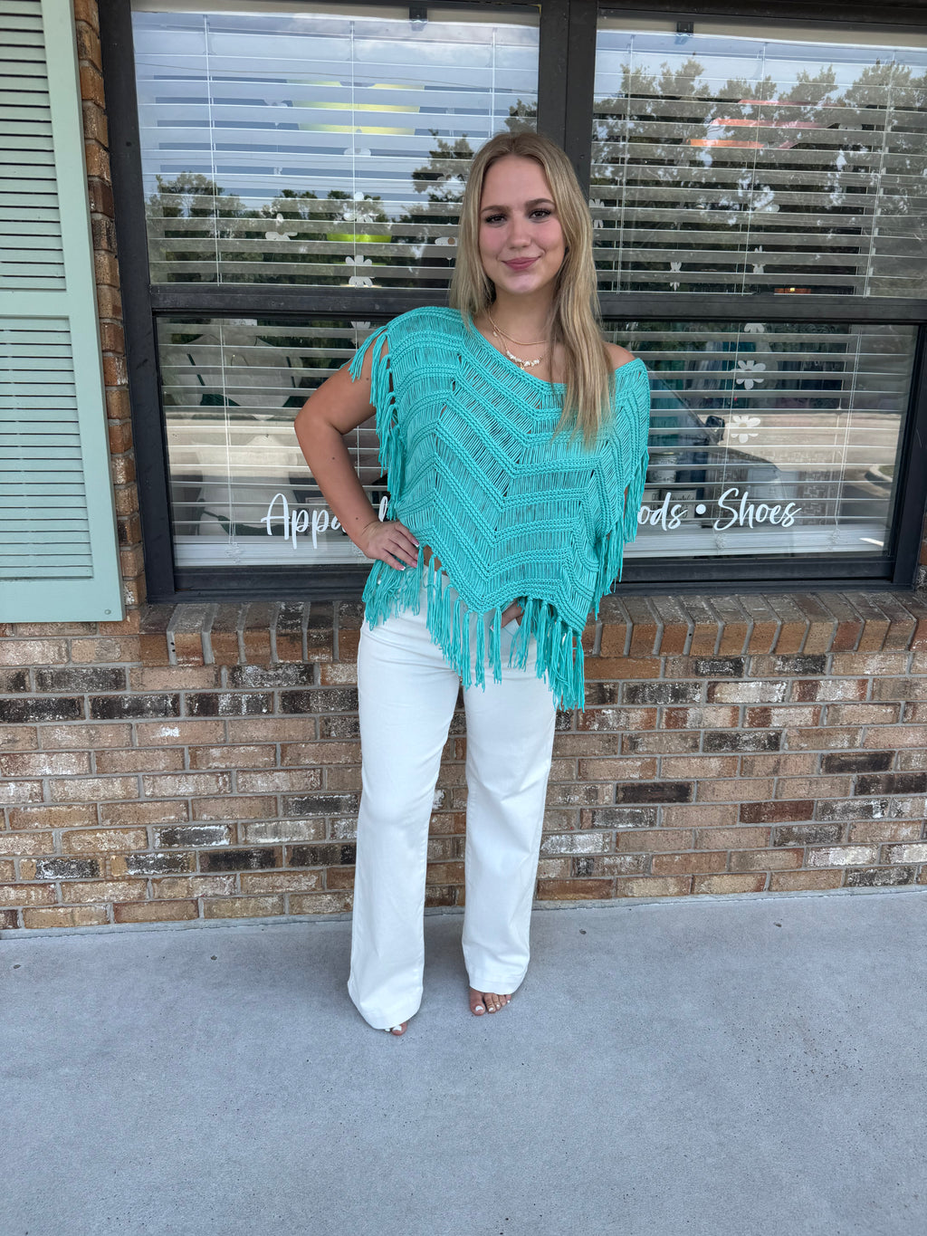 Blue Lagoon Oversized Top