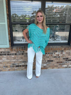 Blue Lagoon Oversized Top