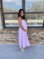 Polly Pink Striped Dress