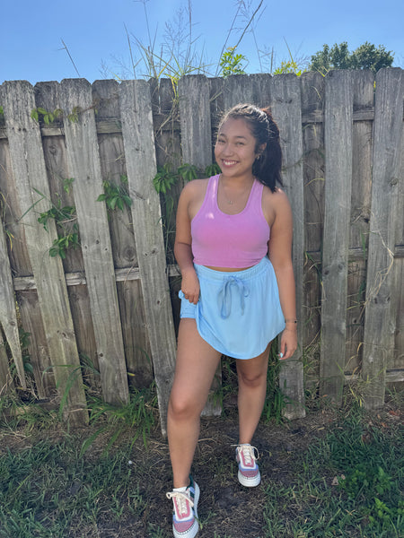 Blue Skies Skort