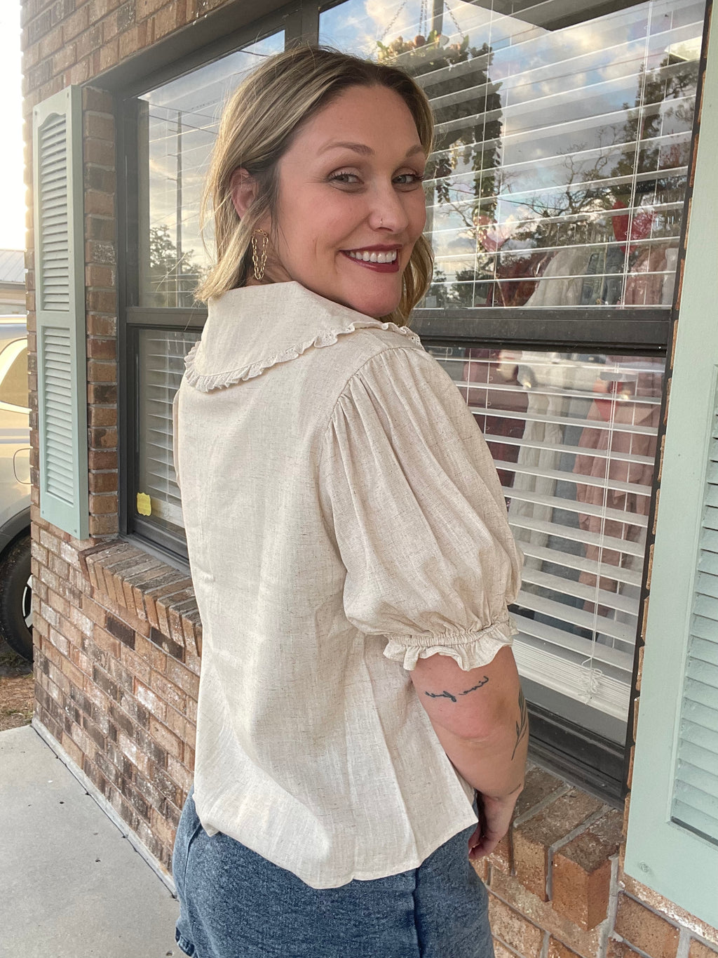 Cottage Tie Blouse