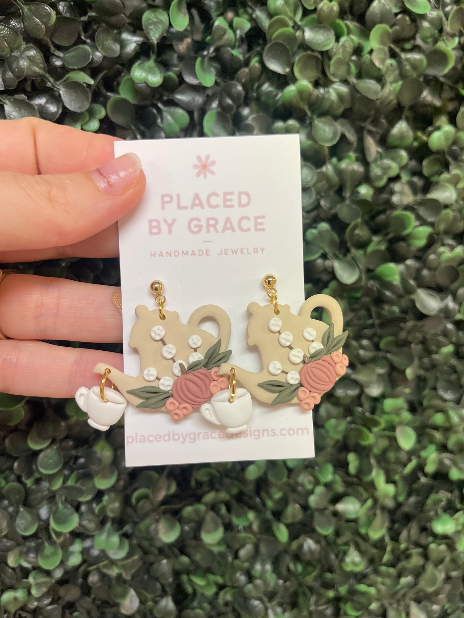 Garden Teapot Earrings