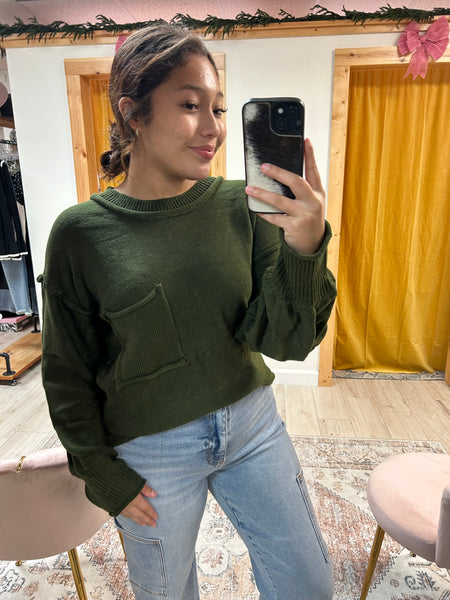 Evergreen Cozy Sweater