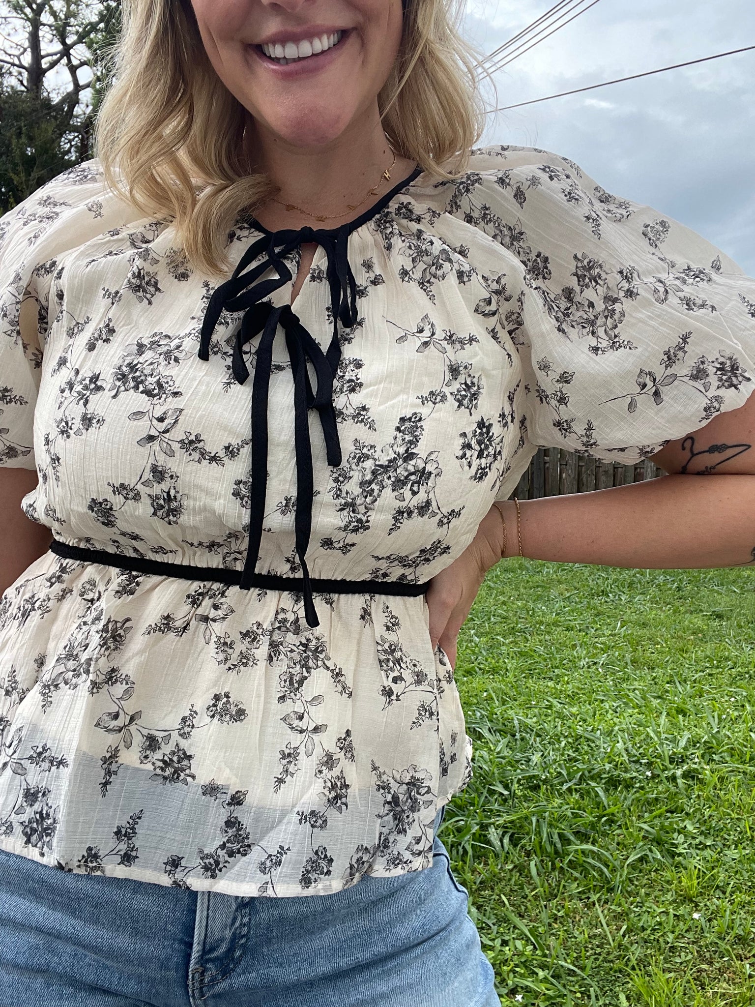 Betzy Bow Blouse