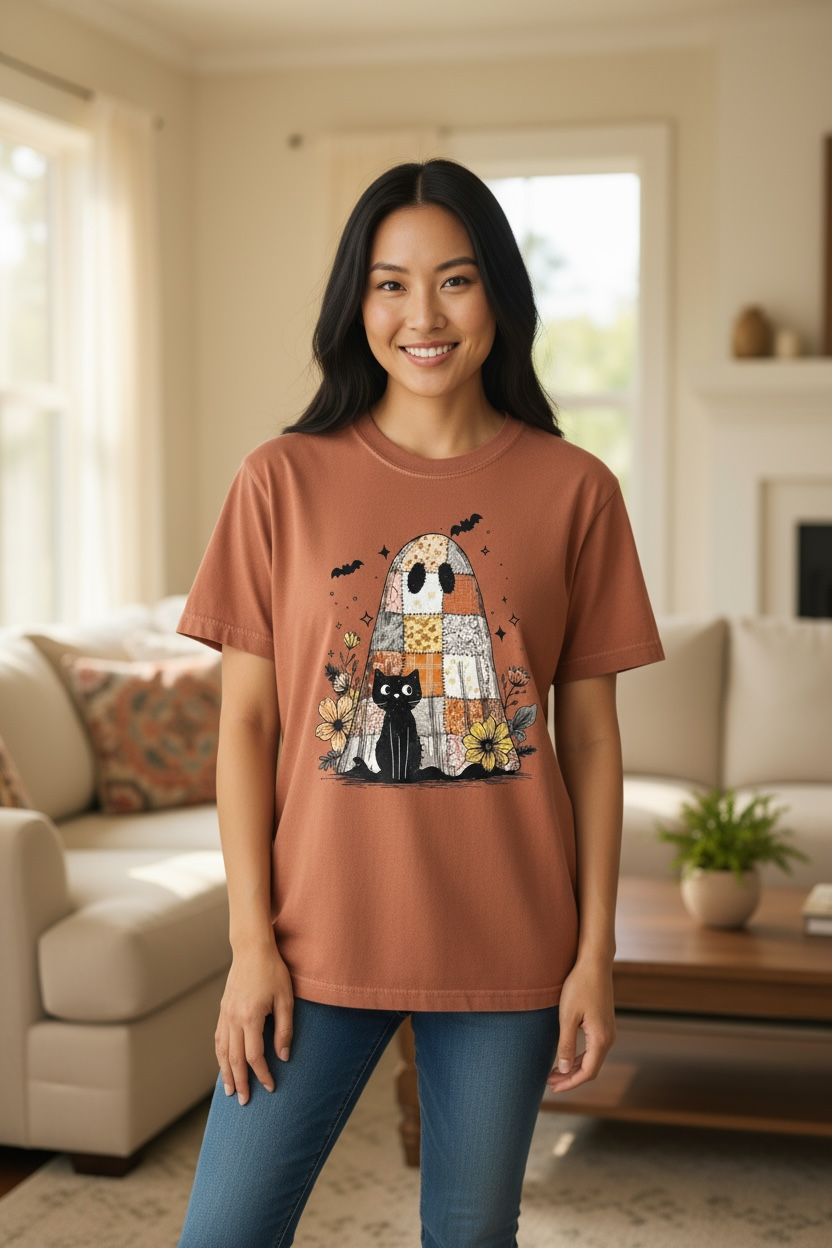 Pumpkin Patch Ghost Tee