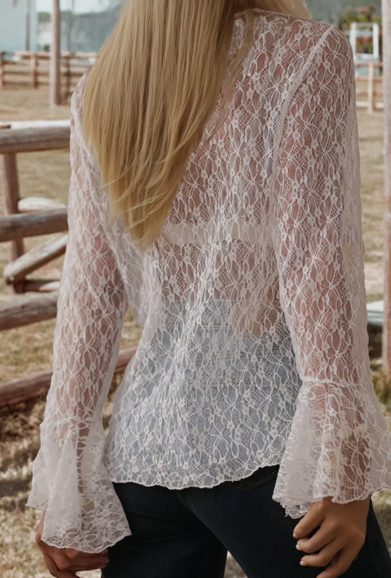 Lacey Bell Sleeve Top