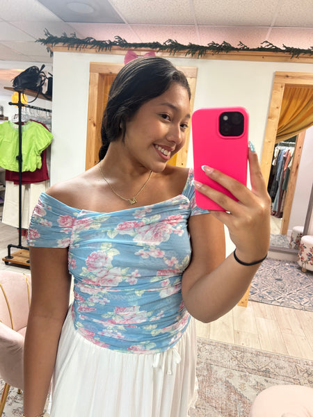 Abby Floral Top
