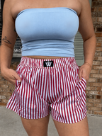 Cherry Pop Stripe Boxer Shorts