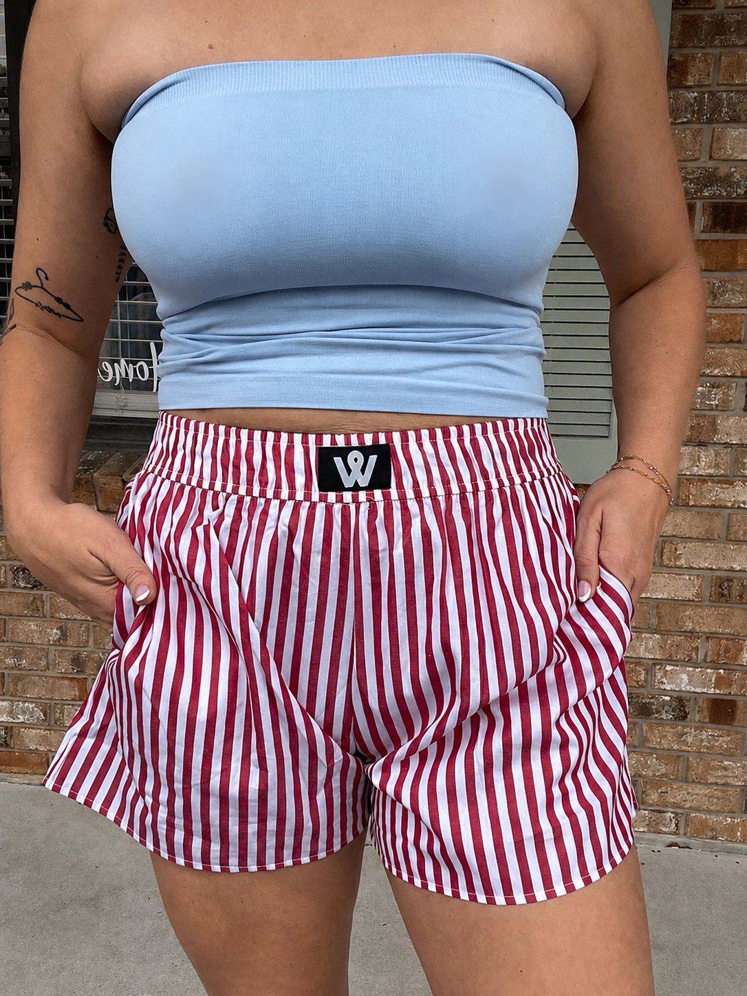 Cherry Pop Stripe Boxer Shorts