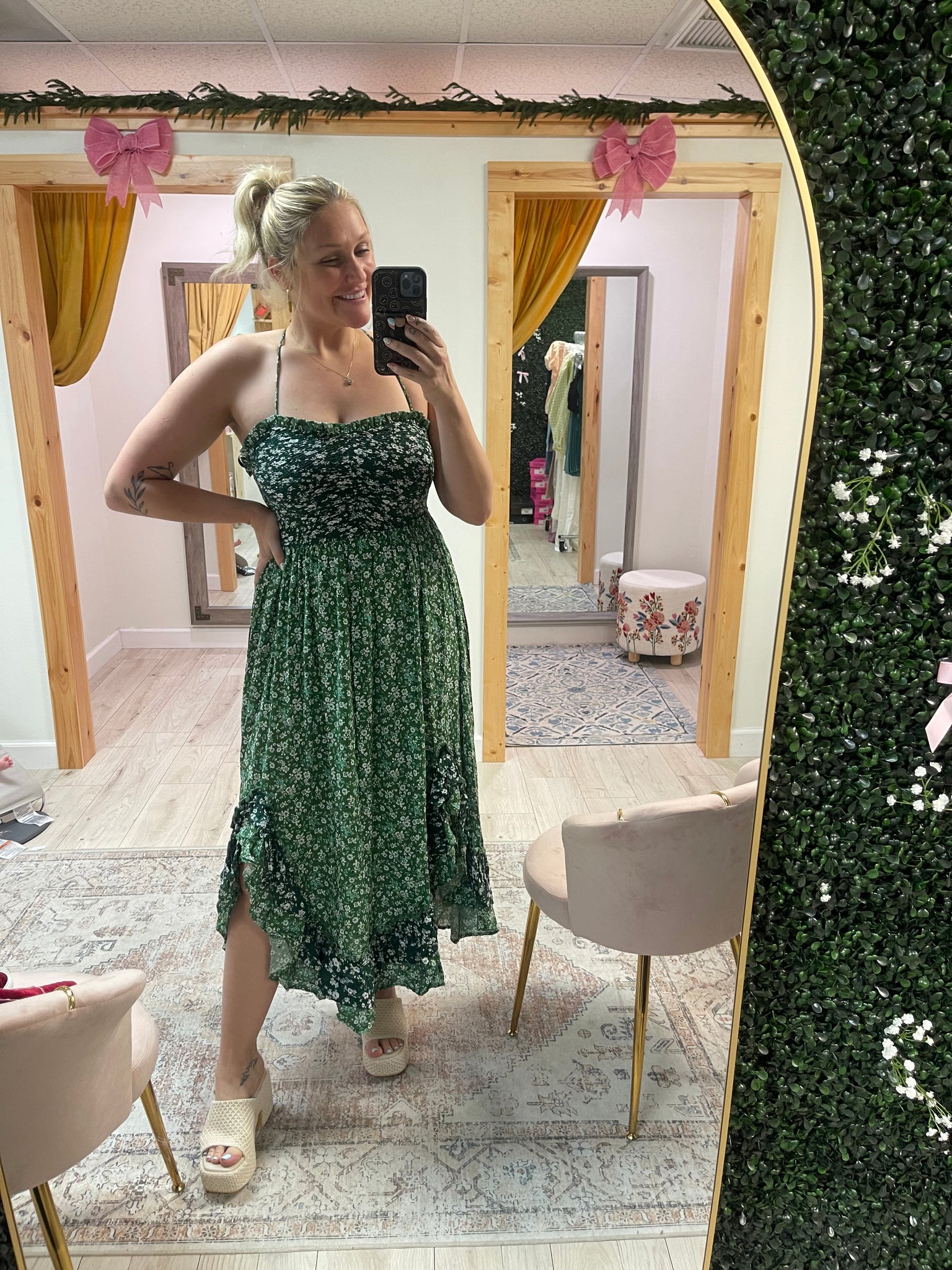 Deanna Ruffle Dress