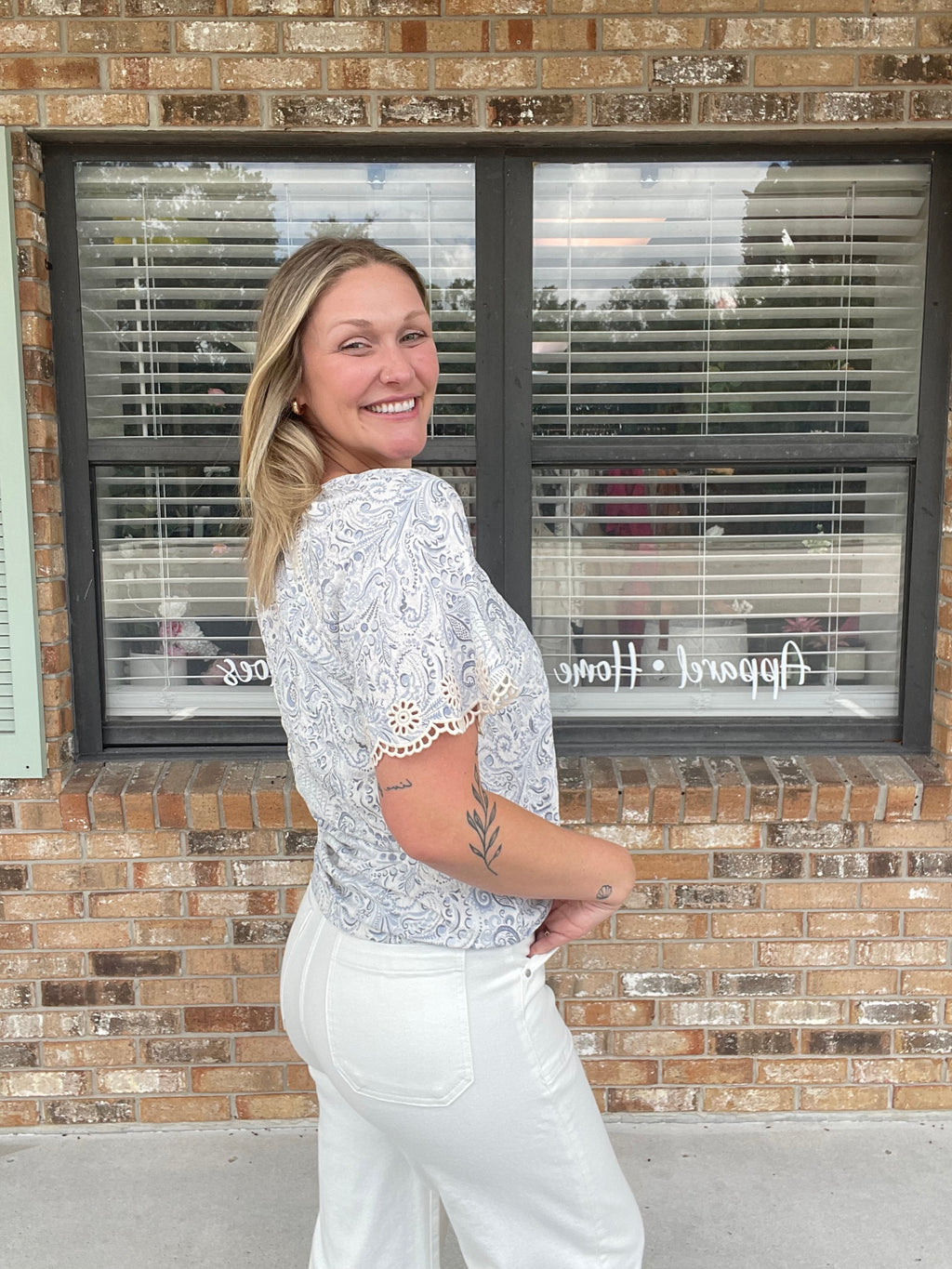 Garden Grace Lace Blouse