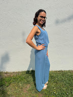 Denim Blue Wide Legs