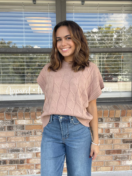 Toasted Almond Knit Sweater