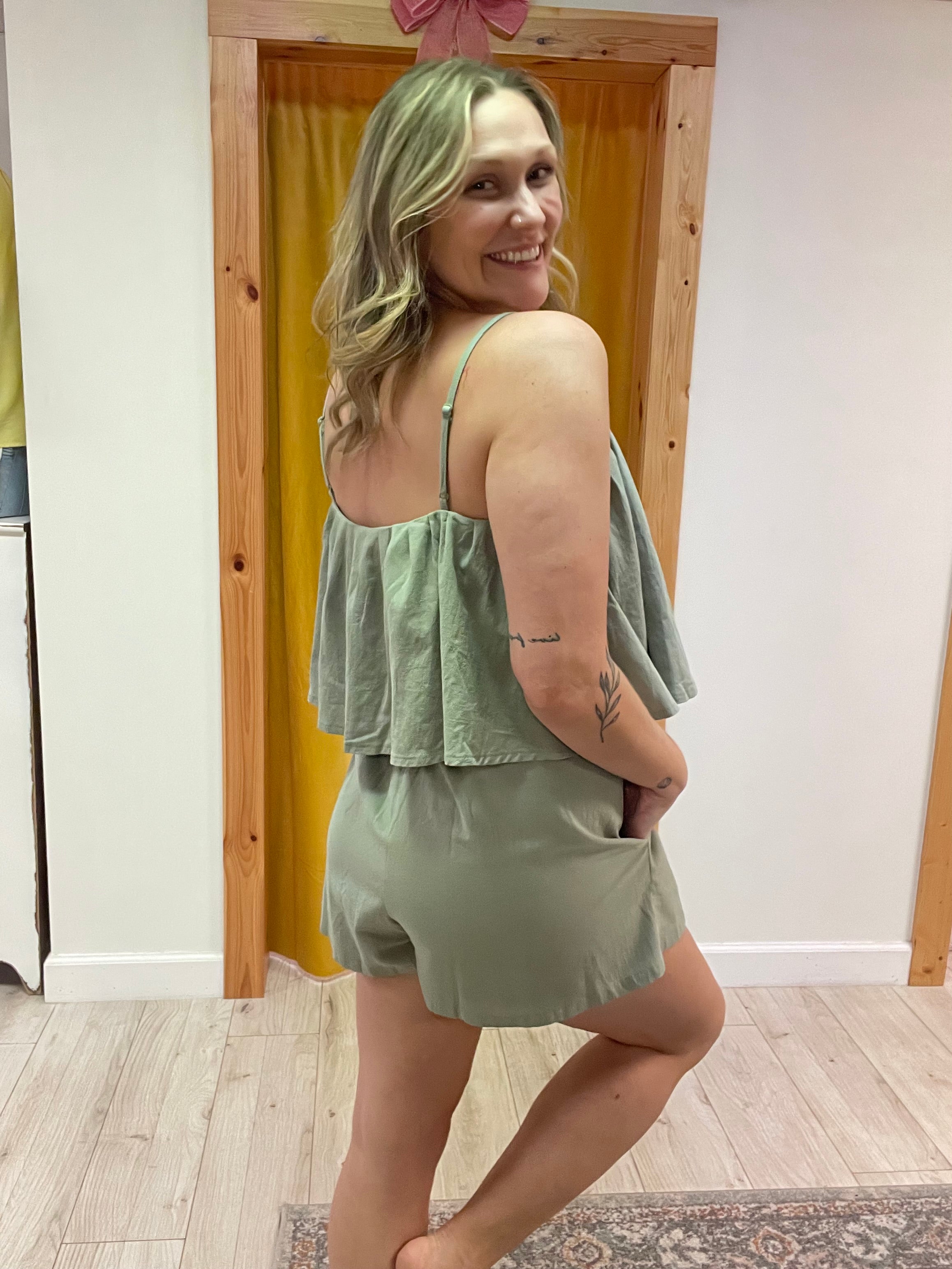 Sage Serenity Romper