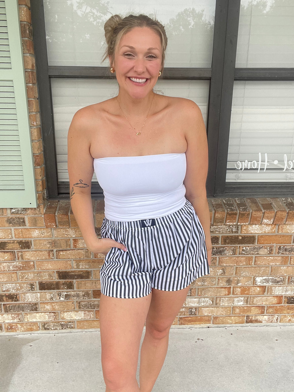 Downtown Stripe Boxer Shorts