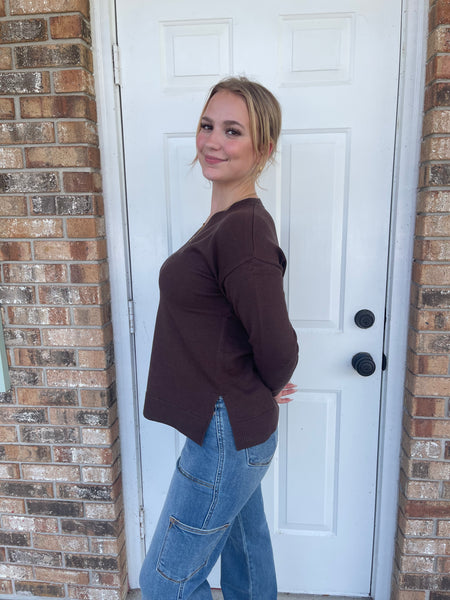 Chocolate Jersey Sweater