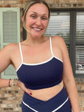 Navy Form Active Bra