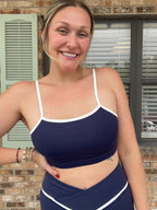 Navy Form Active Bra