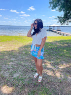 Postcard Skort