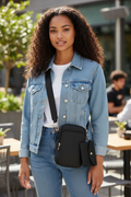Black Lux Crossbody