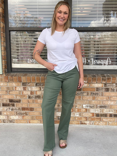 Olive Garden Wide Leg