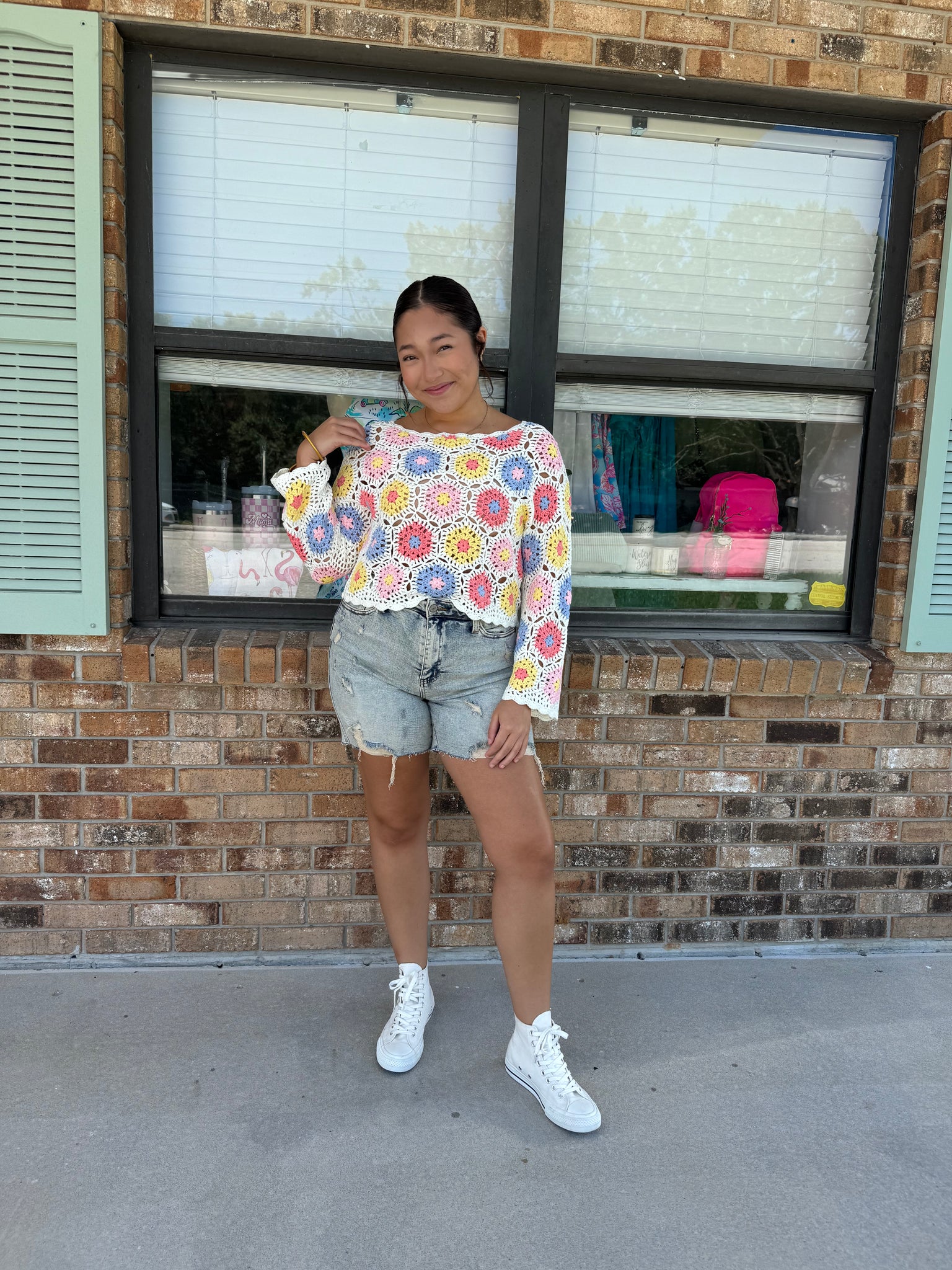 Dahlia Crochet Top