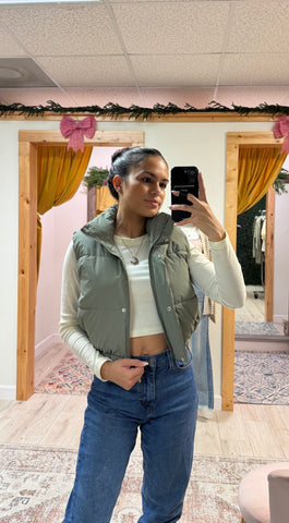 Sage Wanderer Puffer Vest